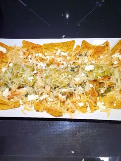 Una foto de Nachos vegetarianos