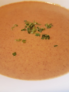 Una foto de Crema Champiñones, Zanahoria y Jengibre