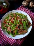 Buncis daging pedas saos tiram