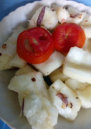 A picture of Fried cassava.