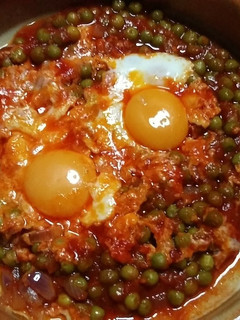 Una foto de Huevos a la flamenca