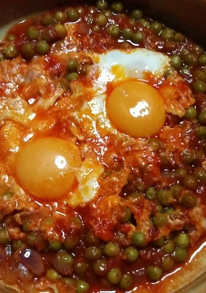 Una foto de Huevos a la flamenca