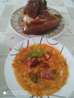 Füstölt csülkös korhelyleves recept fotója