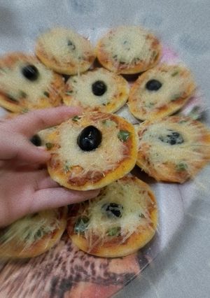 صورة لوصفة عجينة ميني بيتزا❤️