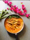 Stuffed drumsticks peanuts sabji