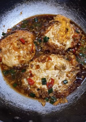 Foto resep Telur ceplok kuah kecap