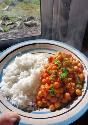 Una foto de Curry de Garbanzos 🔥