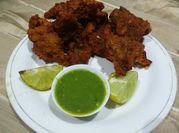 A picture of deep fried fish batter