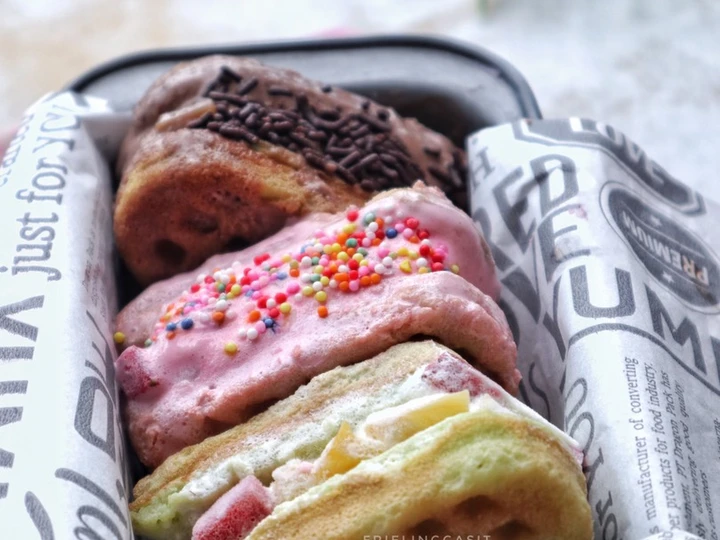 Langkah Mudah untuk Membikin Resep  Ice cream waffle sandwich yang Menggugah Selera, Enak Banget