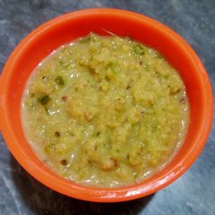 A picture of Ginger garlic paste.