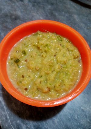 A picture of Ginger garlic paste.