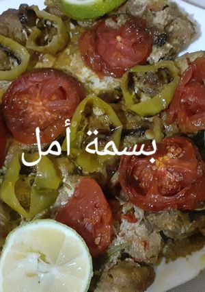 صورة لوصفة سمك متبل في الفرن 👍😋