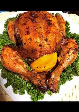 Foto resep Garlic & Herbs Roasted Chicken