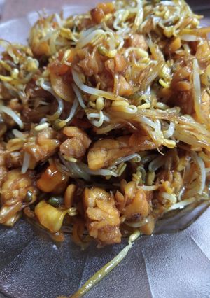 Foto resep Oseng Tempe & Taoge pedasss