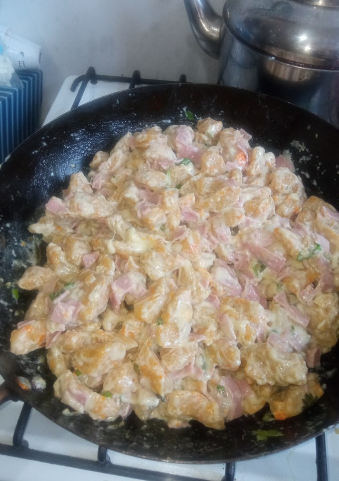 Una foto de Ñoquis de zanahoria y papas 🤭