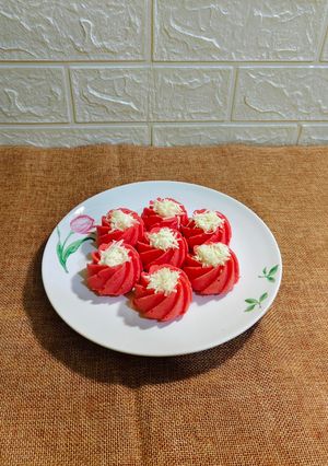 Foto resep Bolu Kukus Buah Naga
