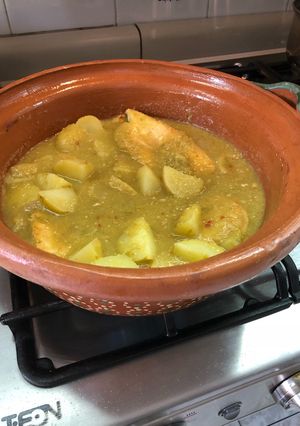 Una foto de Bistec de Pollo en Salsa Verde a la Sonorense