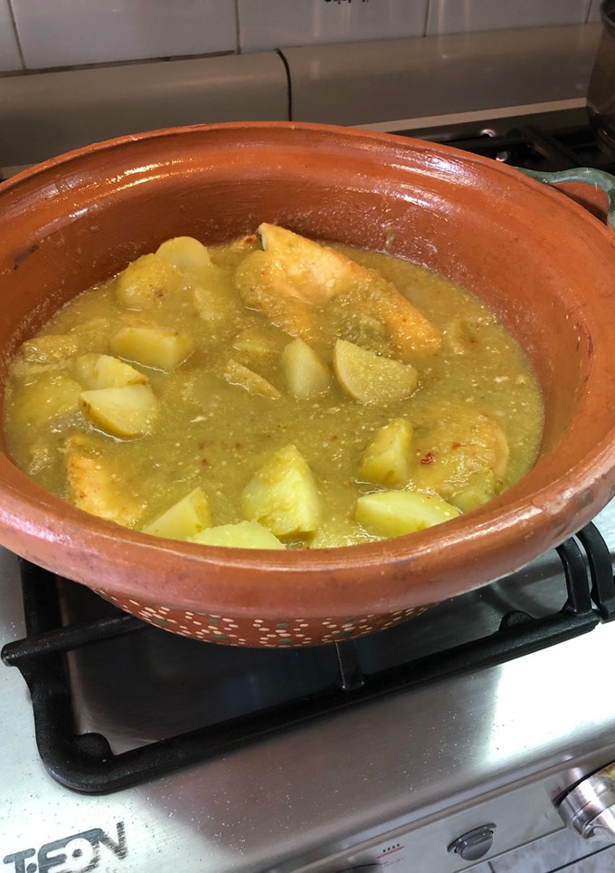 Una foto de Bistec de Pollo en Salsa Verde a la Sonorense