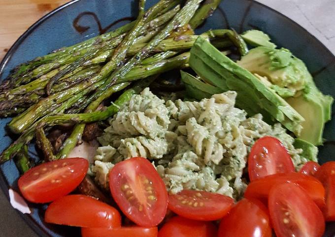 Vegan Pesto and Roasted Vegetables