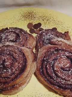 Gluténmentes ciroklisztes kakaós csiga recept fotója