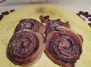 Gluténmentes ciroklisztes kakaós csiga recept fotója