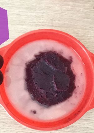 Foto resep Mpasi Pure Ubi Ungu