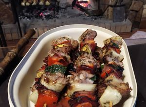 Una foto de Brocheta
