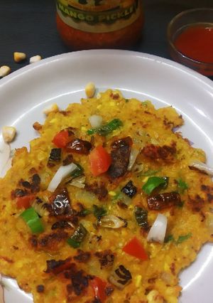 भुट्टे का चीला (Bhutte ka cheela recipe in Hindi) रेसिपी मुख्य फोटो