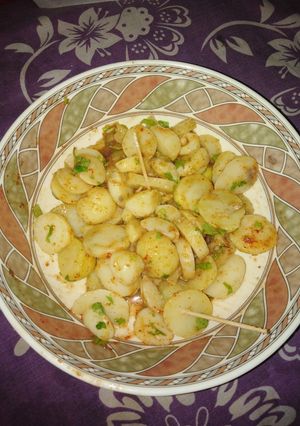 A picture of Aloo dum.
