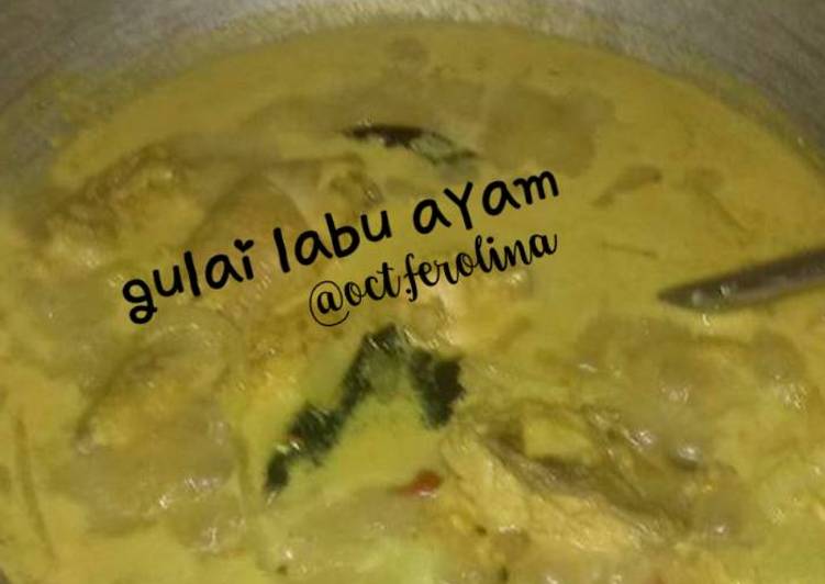 Resep Gulai Labu Ayam oleh Octo Ferolina Sihombing - Cookpad