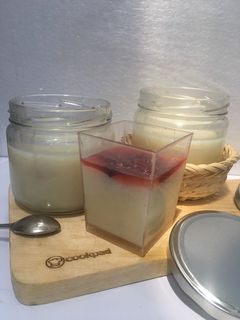 Foto resep Panacotta strawberry ala fe