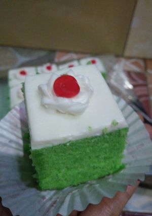 Foto resep Cake potong pandan