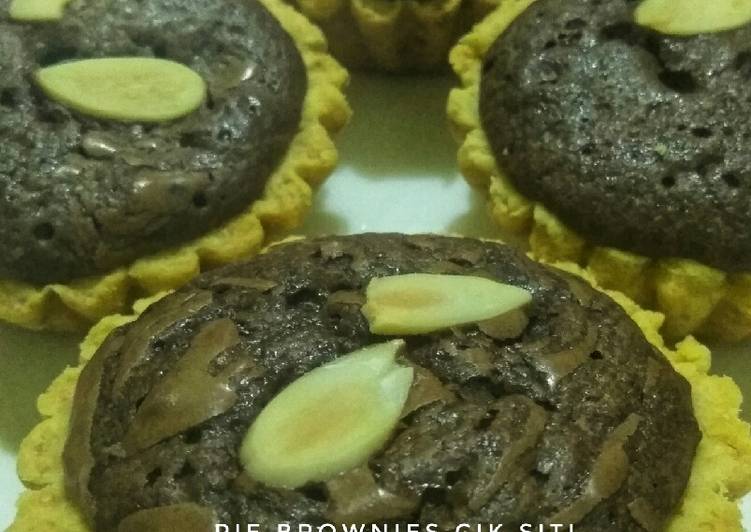 Pie Brownies Pisang simple