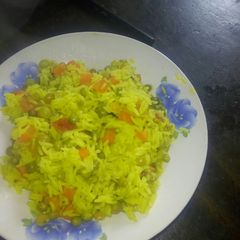 A picture of Tumeric rice.