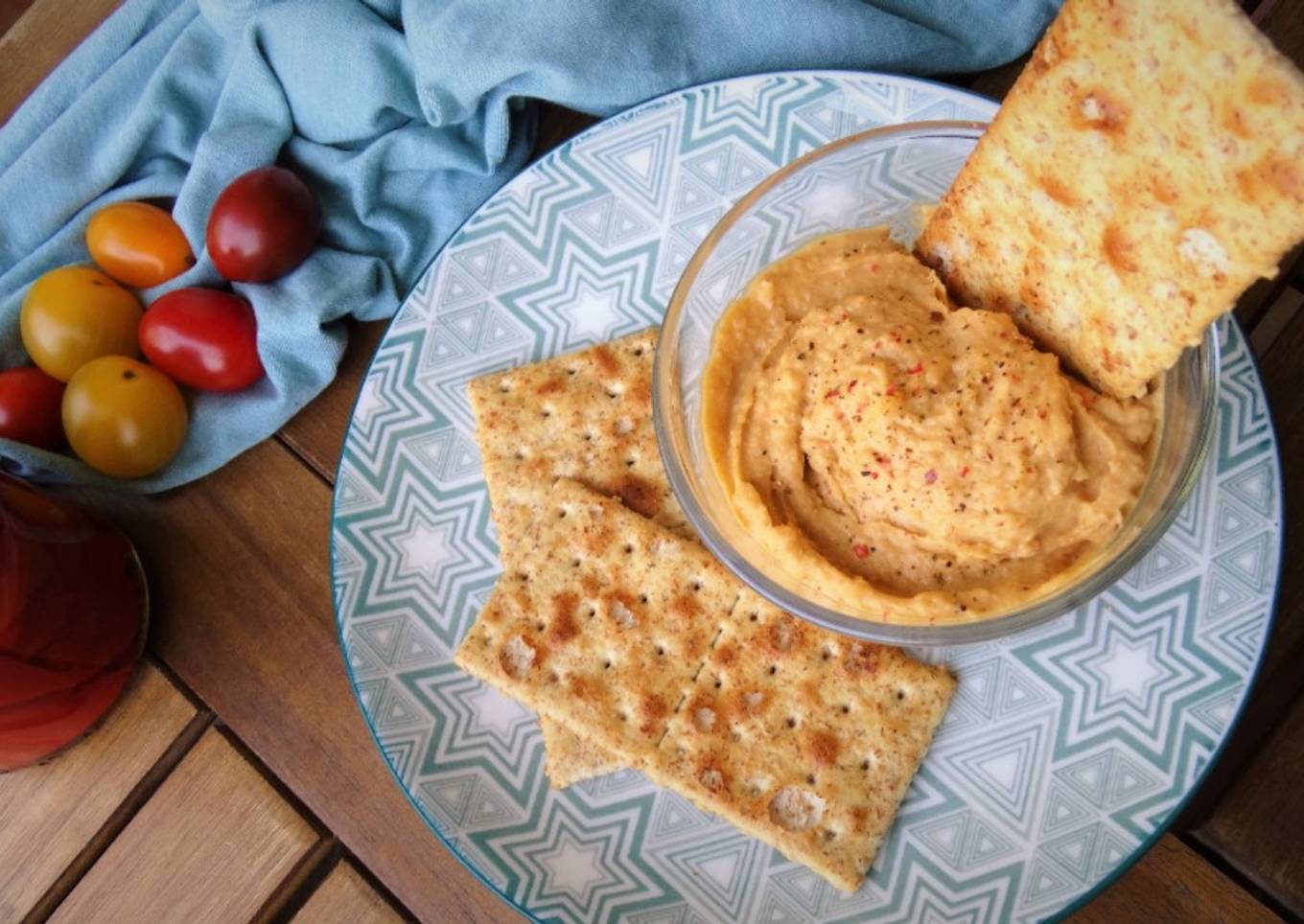 Hummus de pimientos del piquillo