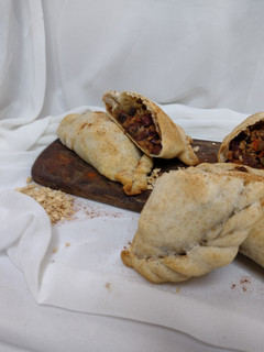 Una foto de Empanadas de soja texturizada
