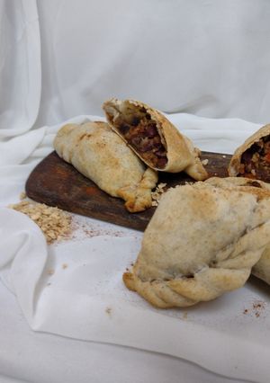 Una foto de Empanadas de soja texturizada