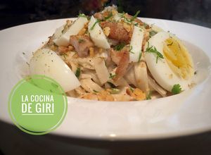 Una foto de Tagliatelle a la Crema Pollo&Polvo Parmesano Ají