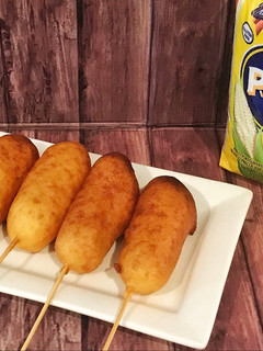 A picture of Homemade Corn Dogs.