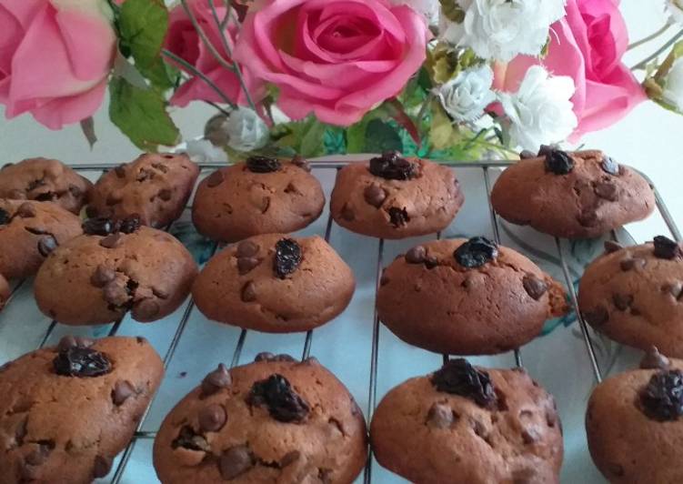 Double choco cookies renyah