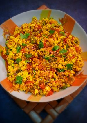 A picture of Spice Paneer ki bhurji.