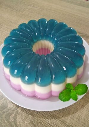 Foto resep Puding Tesla (Telang Susu Talas)