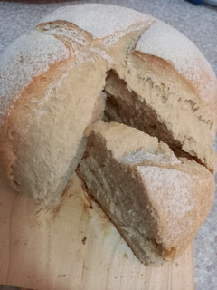 Una foto de Pan de campo