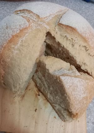 Una foto de Pan de campo