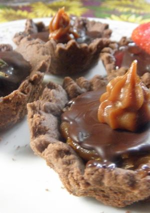 Una foto de Tartaletas o tartitas dulces festivas