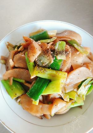 Hình của món Củ cải muối xào nước tương (món chay).