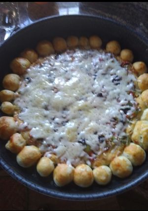 صورة لوصفة بيتزا