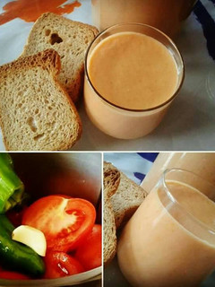 Una foto de Gazpacho suave para beber (con Thermomix)