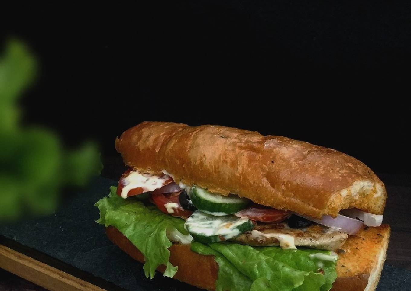 Grilled Chicken Sub Sandwich