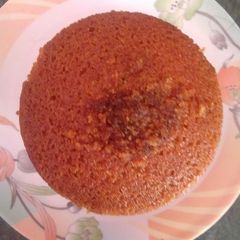 Sooji ka cake A picture of Sooji ka cake.